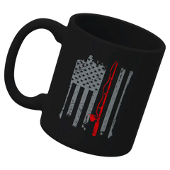 Fishing Rod American Flag 11oz Mug